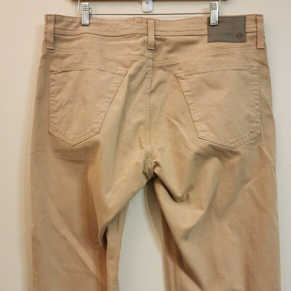 AG Adriano Goldschmied Everett Slim Straight Khaki Pants 36x32 Preppy Normcore - Picture 10 of 14
